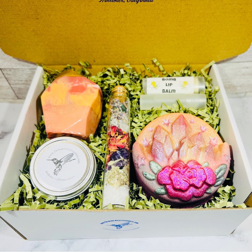 Crystal 6 Piece Bath Set